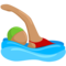 Person Swimming - Medium emoji on Messenger
